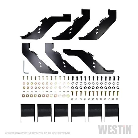 Westin Automotive 19-C RANGER SUPERCREW STAINLESS STEEL PRO TRAXX 4 OVAL NERF STEP BARS 21-24150